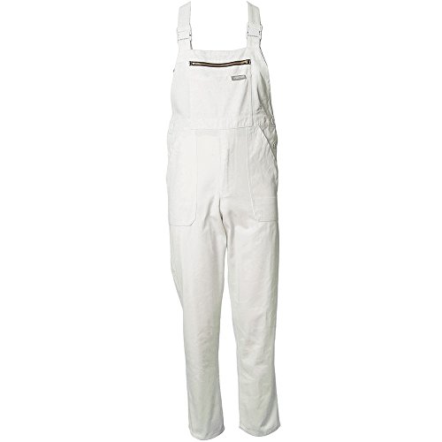 Planam Größe 62 Herren BW 290 Latzhose reinweiß Modell 0125 von Planam