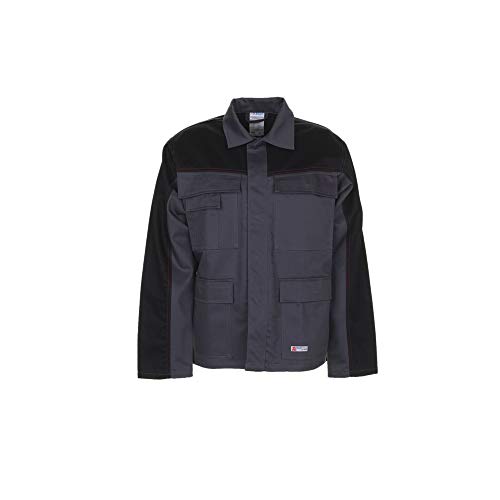 Planam Größe 64 Herren Weld Shield Jacke grau schwarz Modell 5521 von Planam