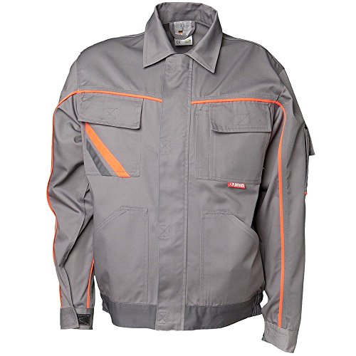 Planam Größe 66 Herren Visline V2 Bundjacke zink orange schiefer Modell 2480 von Planam