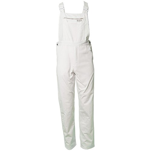 Planam 0833098 MG 260 Latzhose, Weiß, Größe 98 von Planam