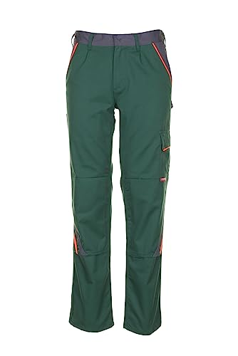 Planam 2422098 Visline Bundhose, Grün/Orange/Schiefer, Größe 98 von Planam