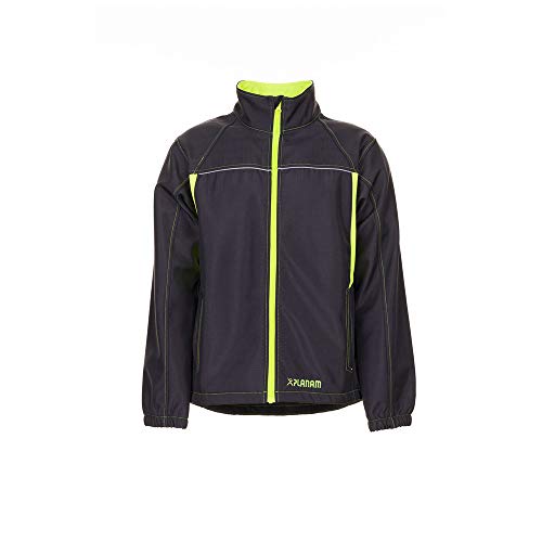 Planam 6290052 Basalt Neon Softshelljacke, Anthrazit/Gelb, Größe L von Planam