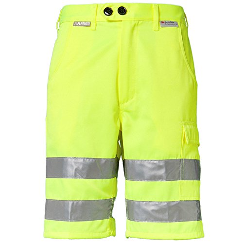 Planam 2014060 Herren Warnschutz Shorts Uni, gelb, Größe 60 Planam 2014060 Herren Warnschutz Shorts Uni, gelb, Größe 60 von Planam