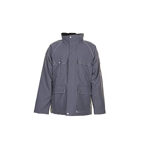 Planam Größe XXXL Herren Canvas 320 Winter Parka grau schwarz Modell 2193 Planam Größe XXXL Herren Canvas 320 Winter Parka grau schwarz Modell 2193 von Planam