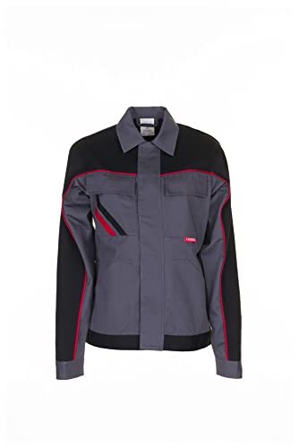 Planam Highline Damen Bundjacke schiefer schwarz rot Modell 2319 Größe 36 von Planam