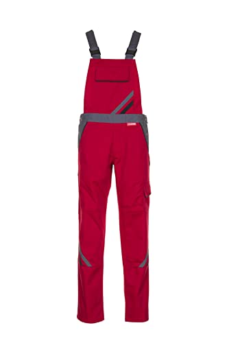 Planam Highline Damen Latzhose rot Schiefer schwarz Modell 2392 - Größe 42 von Planam