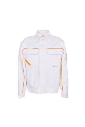 Planam 2317048 Highline Taillenjacke, Reinweiß/Reinweiß/Gelb, Größe 48 Planam 2317048 Highline Taillenjacke, Reinweiß/Reinweiß/Gelb, Größe 48 von Planam