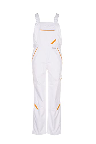 Planam Highline Herren Latzhose reinweiß gelb Modell 2337 Größe 68 von Planam