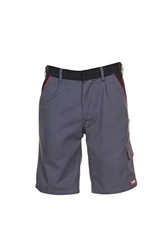 Planam Highline Herren Shorts Schiefer schwarz rot Modell 2372 Größe 4XL von Planam