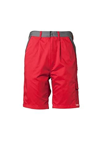 Planam Highline Herren Shorts rot Schiefer schwarz Modell 2376 Größe 4XL von Planam