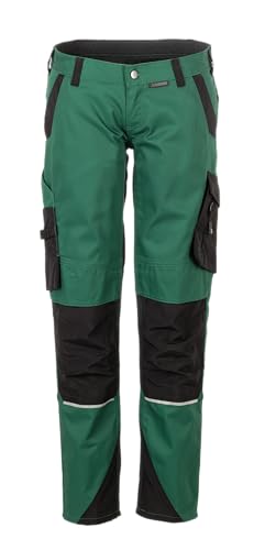 Planam Norit Damen Bundhose grün schwarz Modell 6414 Größe 48 von Planam