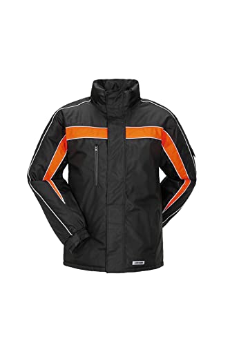 Planam Outdoor Winter Herren Cosmic Jacke schwarz orange Modell 3601 Größe XXXL von Planam