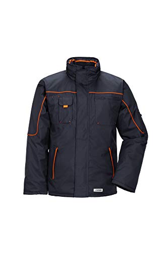 Planam Outdoor Winter Herren Piper Jacke marine orange Modell 3536 Größe XS von Planam