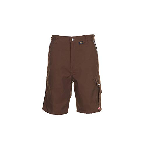 Planam 2176064 Canvas 320 Shorts, Braun/Schwarz, Größe XXXL von Planam