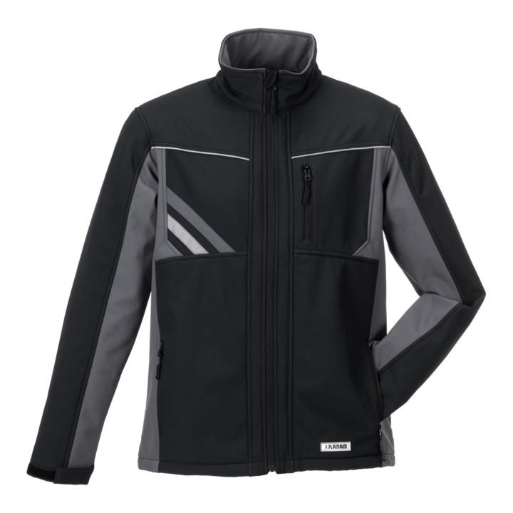 Planam Softshelljacke Jacke Highline Schwarz Schiefer Zink L Softshell Jacke     B-Ware von Planam