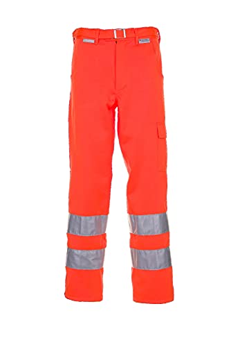 Planam Warnschutz Herren Bundhose Uni Orange Modell 2011 Größe 54 von Planam