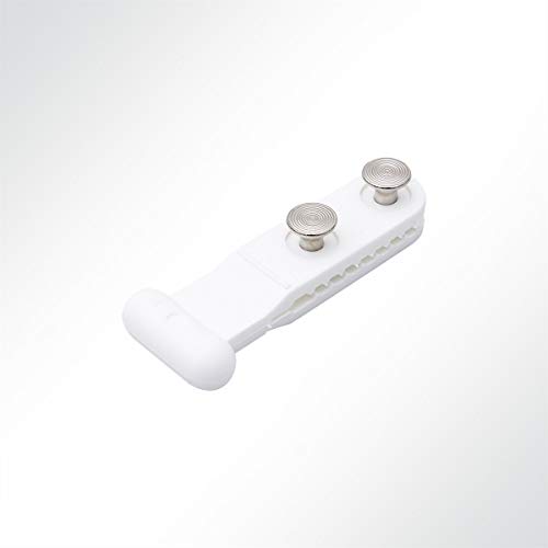 Planenscout KROKOFIX® Schienengleiter für Kederschienen Stabkopfgleiter Nylon weiß mit Nieten 10mm von Planenscout