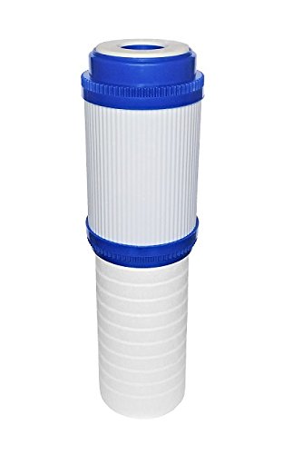 Planet-Aqua 2 in 1 Kombi 10 Zoll Filter Polypropylen u Aktivkohle Wasserfilter Kartusche Filterkartusche für Osmoseanlage, Küche, Osmose Umkehrosmose Filteranlage Filtergehäuse Filter Trinkwasser von Planet-Aqua