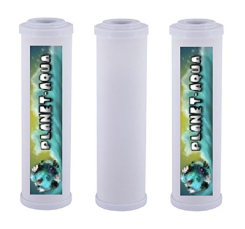 4 x Keramikfilter 0,3µ in 10 Zoll als Bakterienfilter Patrone Antibakterien Filter Kartusche gegen Bakterien, Viren feine Sedimente im Trinkwasser für Osmoseanlage Wasserfilter von Planet-Aqua