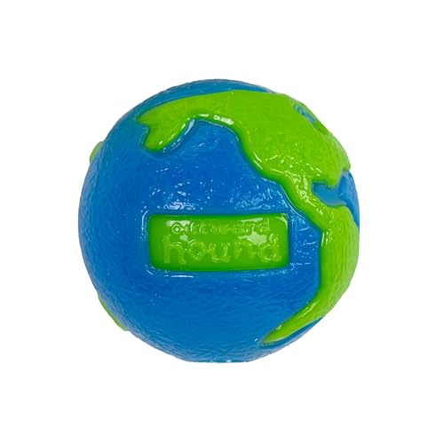 Planet Dog Orbee-Tuff Planet - Snackball für Hunde - Hundespielzeug - Blau/Grün - Klein von Outward Hound