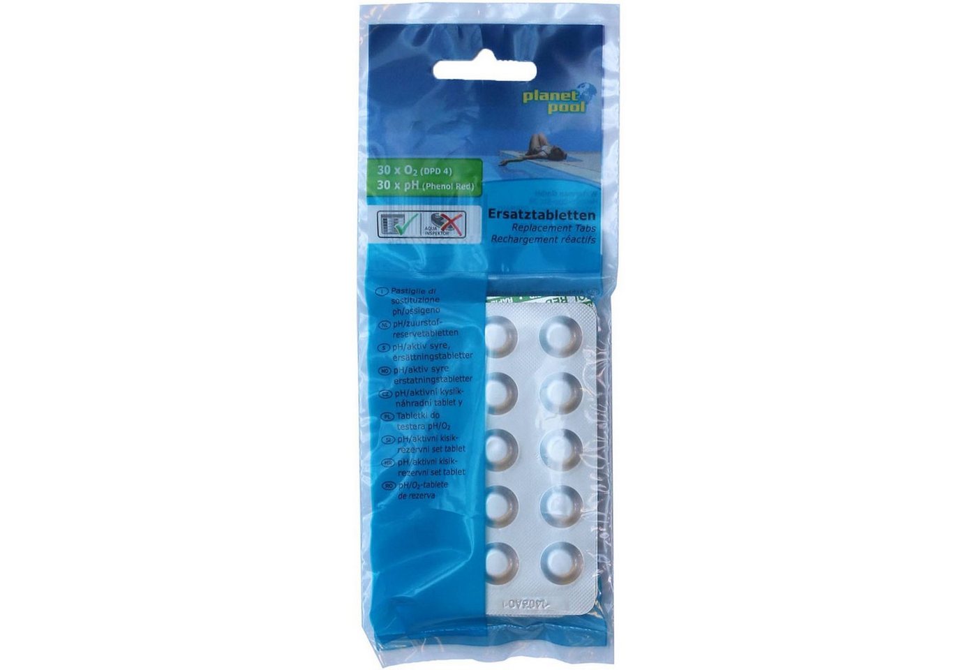 Planet Pool Elektro-Pooltester pH / Sauerstoff-Ersatztabletten - mit je 30 Tablet Planet Pool Elektro-Pooltester pH / Sauerstoff-Ersatztabletten - mit je 30 Tablet von Planet Pool
