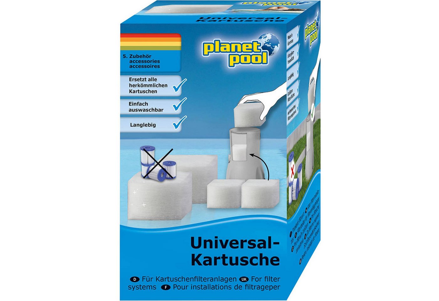 Planet Pool Pool-Filterkartusche Planet Pool - Universal-Kartusche Cube (Doppel-Pac Planet Pool Pool-Filterkartusche Planet Pool - Universal-Kartusche Cube (Doppel-Pac von Planet Pool
