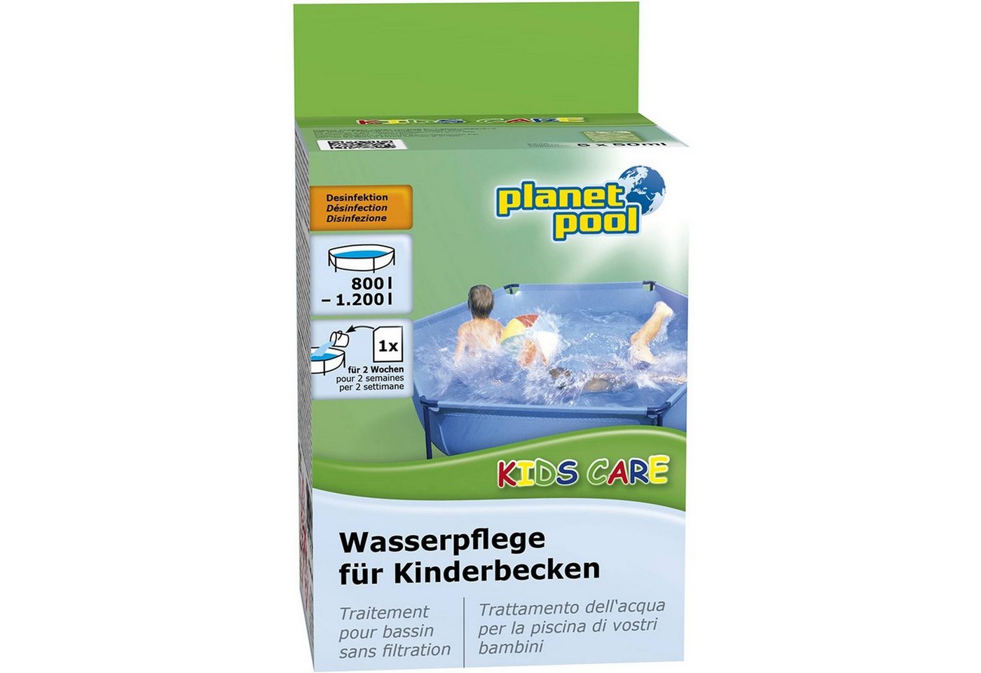 Planet Pool Poolpflege Planet Pool - Kids Care, 5 x 50ml, 0,25 Ltr. von Planet Pool