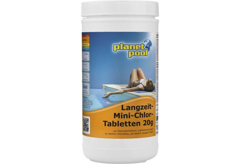 Planet Pool Poolpflege Planet Pool - Langzeit-Mini-Chlor-Tabletten 20 g von Planet Pool