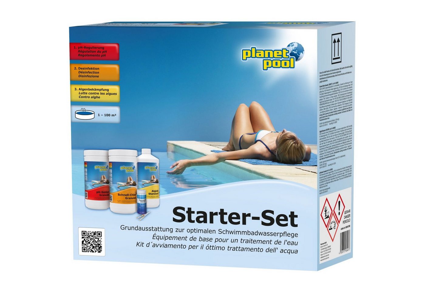 Planet Pool Poolpflege Planet Pool Wasserpflege Starter-Set - 3 Komponent Planet Pool Poolpflege Planet Pool Wasserpflege Starter-Set - 3 Komponent von Planet Pool