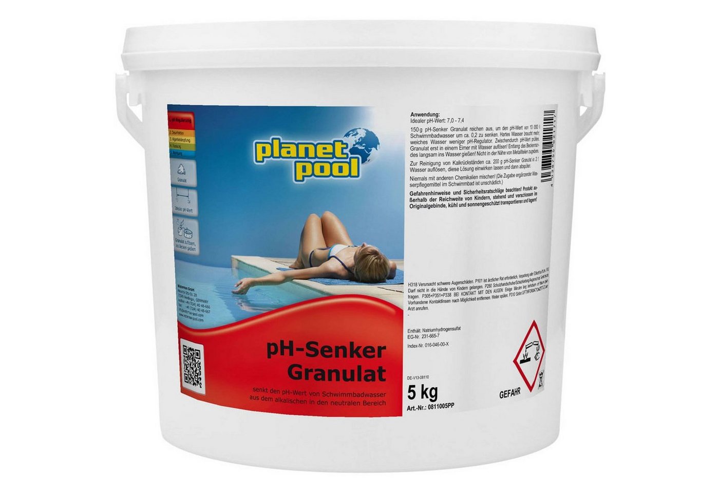 Planet Pool Poolpflege Planet Pool - pH-Senker Granulat - 1,5-15 kg wählb von Planet Pool