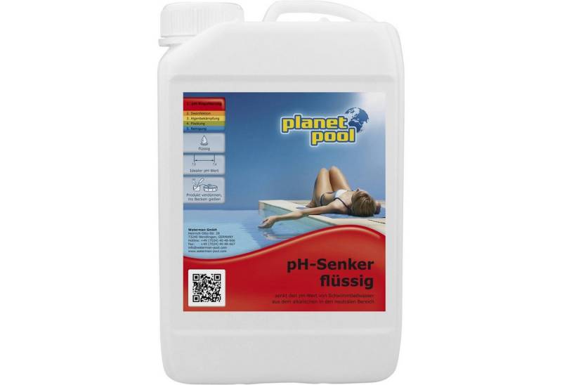Planet Pool Poolpflege Planet Pool - pH-Senker flüssig - 1-10 Liter wählb von Planet Pool
