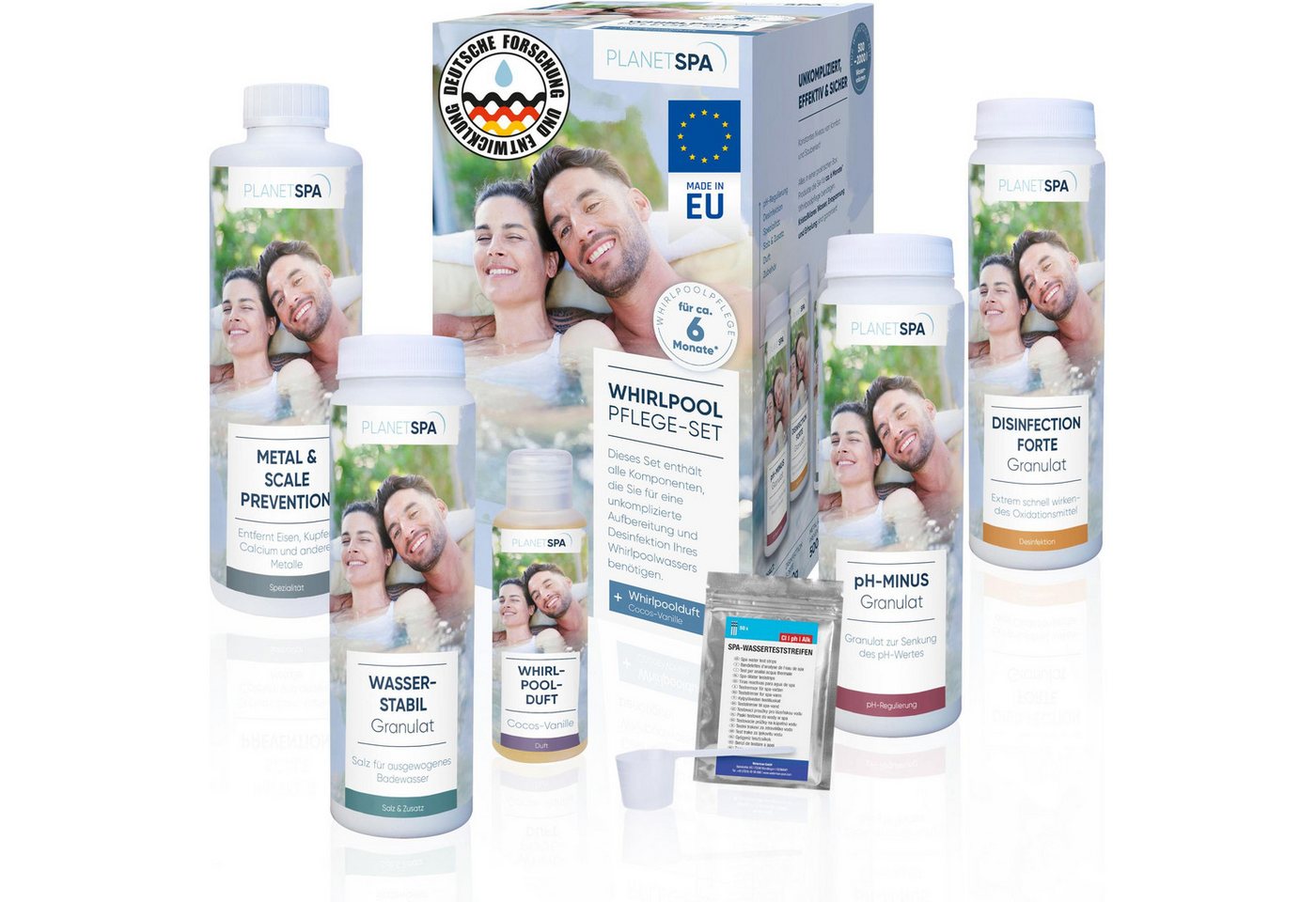 Planet Spa Poolpflege Planet Spa Whirlpoolpflege Komplett-Set, 7-teilig Planet Spa Poolpflege Planet Spa Whirlpoolpflege Komplett-Set, 7-teilig von Planet Spa