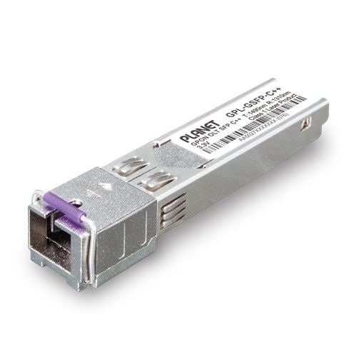 Planet GPON OLT SFP Transceiver (Class C++, Optical Power:, W125745021 ((Class C++, Optical Power: 4.5dBm~10dBm, Download 2.5G/Upload 1.25G,TX: 1490nm,RX: 1310nm) - 20km GPON OLT) von Planet