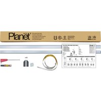 Glastür-Absenkdichtung automatisch KG-SM-Set schmal,L 834mm natur elox. - Planet von Planet