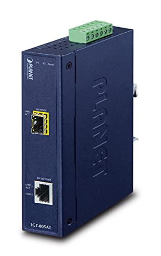 PLANET IGT-805AT network media converter 1000 Mbit/s Blue von Planet