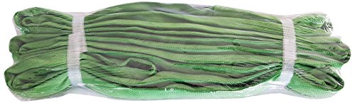 PLANETA B00205 Rundschlingen nach DIN EN 1492-2 mit Doppeltem Schutzschlauch, Polyester, 2 kg Tragfähigkeit, 5 m Umfanglänge, Grün von PLANETA