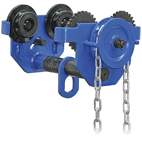 Planeta G20007 Haspelkettenlaufkatze, GTM 1, Tragfähigkeit 1000 kg, Flanschbreite 64 - 203 mm, 2,5 m Bedienlänge, Min. Kurvenradius 0,9 m von Planeta