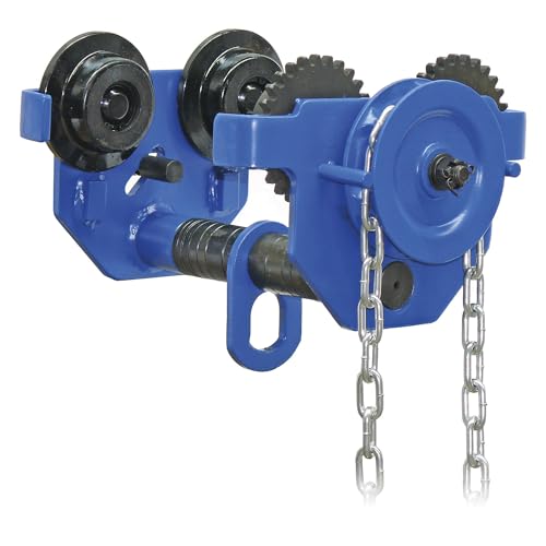 Planeta G20009 Haspelkettenlaufkatze, GTM 3, Tragfähigkeit 3000 kg, Flanschbreite 102 - 203 mm, 2,5 m Bedienlänge, Min. Kurvenradius 1,2 m von Planeta