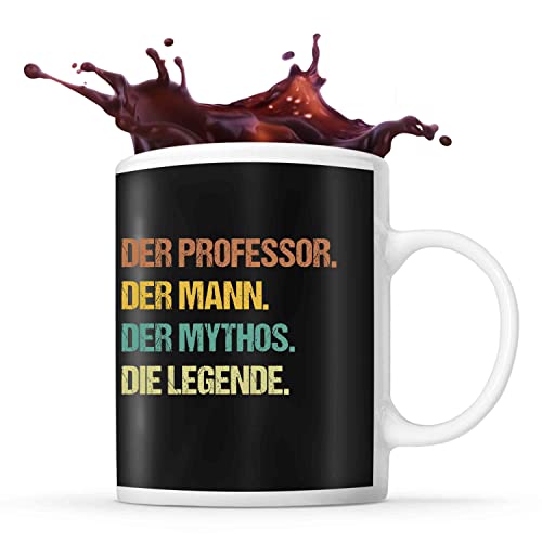 Tasse Professor | Der Professor der Mythos die Legende | Tasse mit Spruch lustig Fun Tasse Geschenkidee fürs Büro zum Geburtstag Jubiläum Kaffeetasse Bürotasse von Planetee