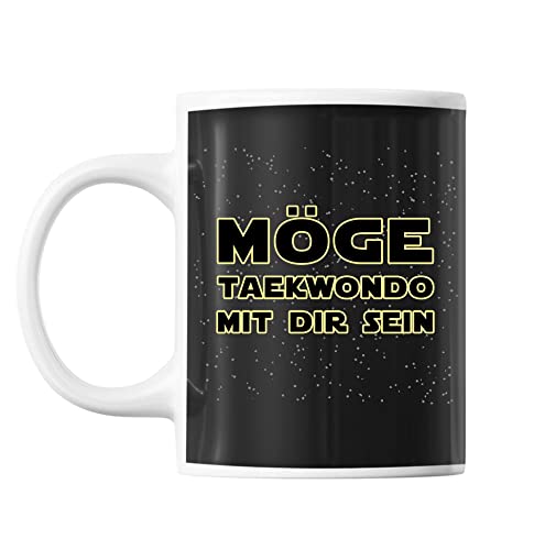 Tasse Taekwondo | Möge der Taekwondo mit dir Sein | Tasse mit Spruch lustig Fun Tasse Geschenkideen von Planetee