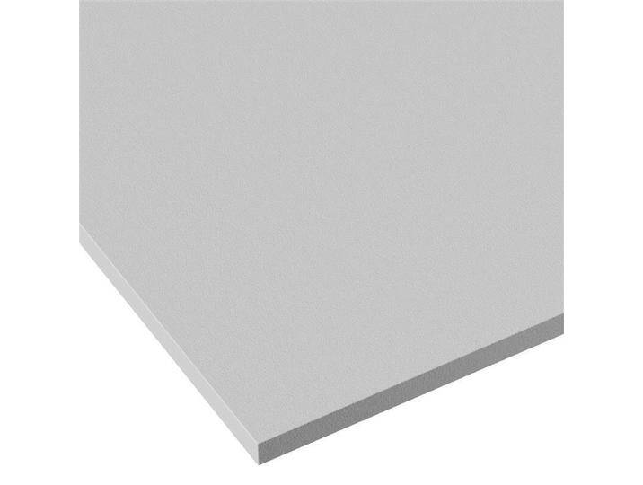 Büro Schreibtischplatte Stilo 140 x 80 x 3,2 cm weiß grau von Planetmöbel