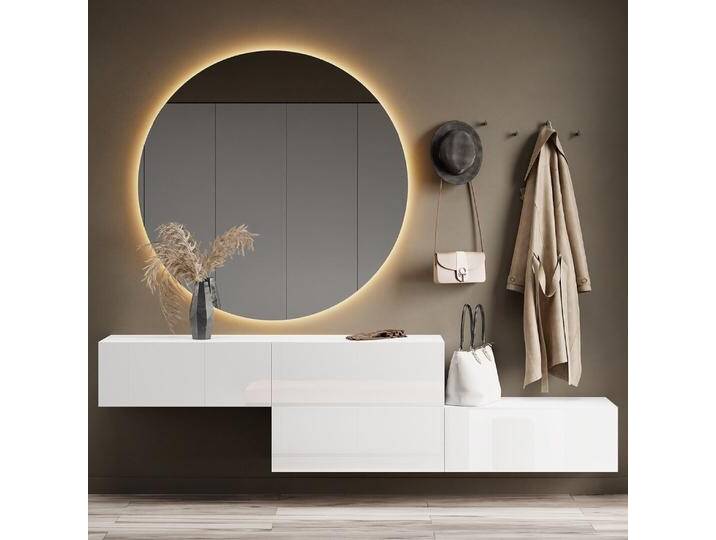 Flur Möbel Garderobe Hängeschrank 160cm doppelt weiß von Planetmöbel