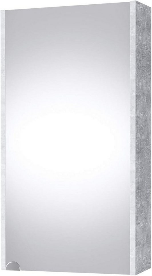 Planetmöbel Badezimmerspiegelschrank Spiegelschrank 40cm (Beton) von Planetmöbel
