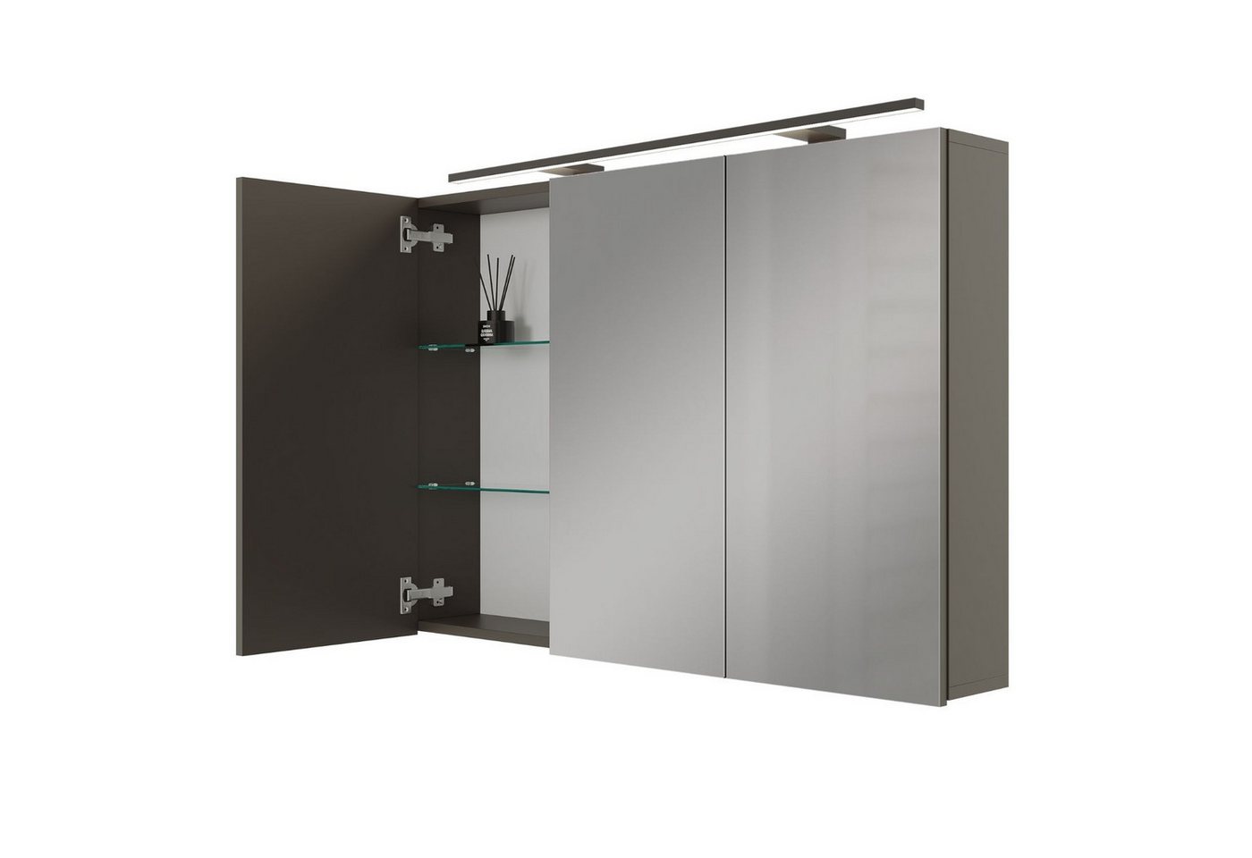 Planetmöbel Badezimmerspiegelschrank Spiegelschrank ARIA (Spiegelschrank Bad mit Beleuchtung, Schrank) von Planetmöbel