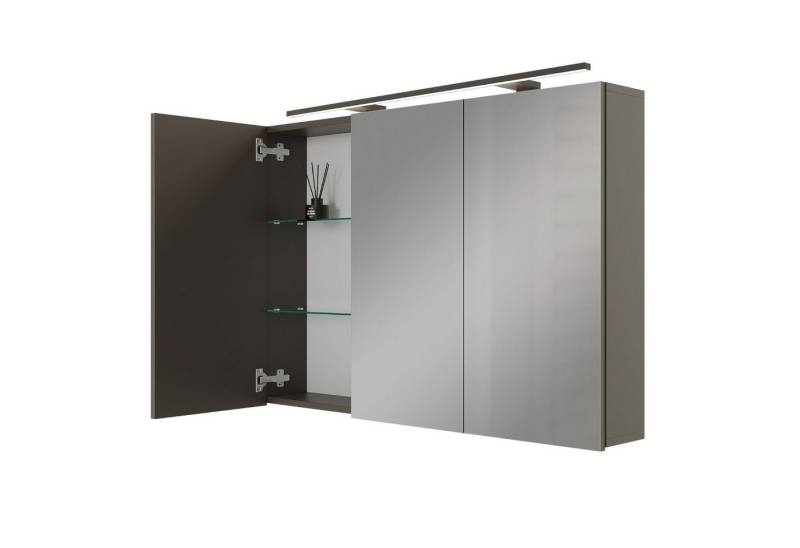 Planetmöbel Badezimmerspiegelschrank Spiegelschrank ARIA (Spiegelschrank Bad mit Beleuchtung, Schrank) von Planetmöbel