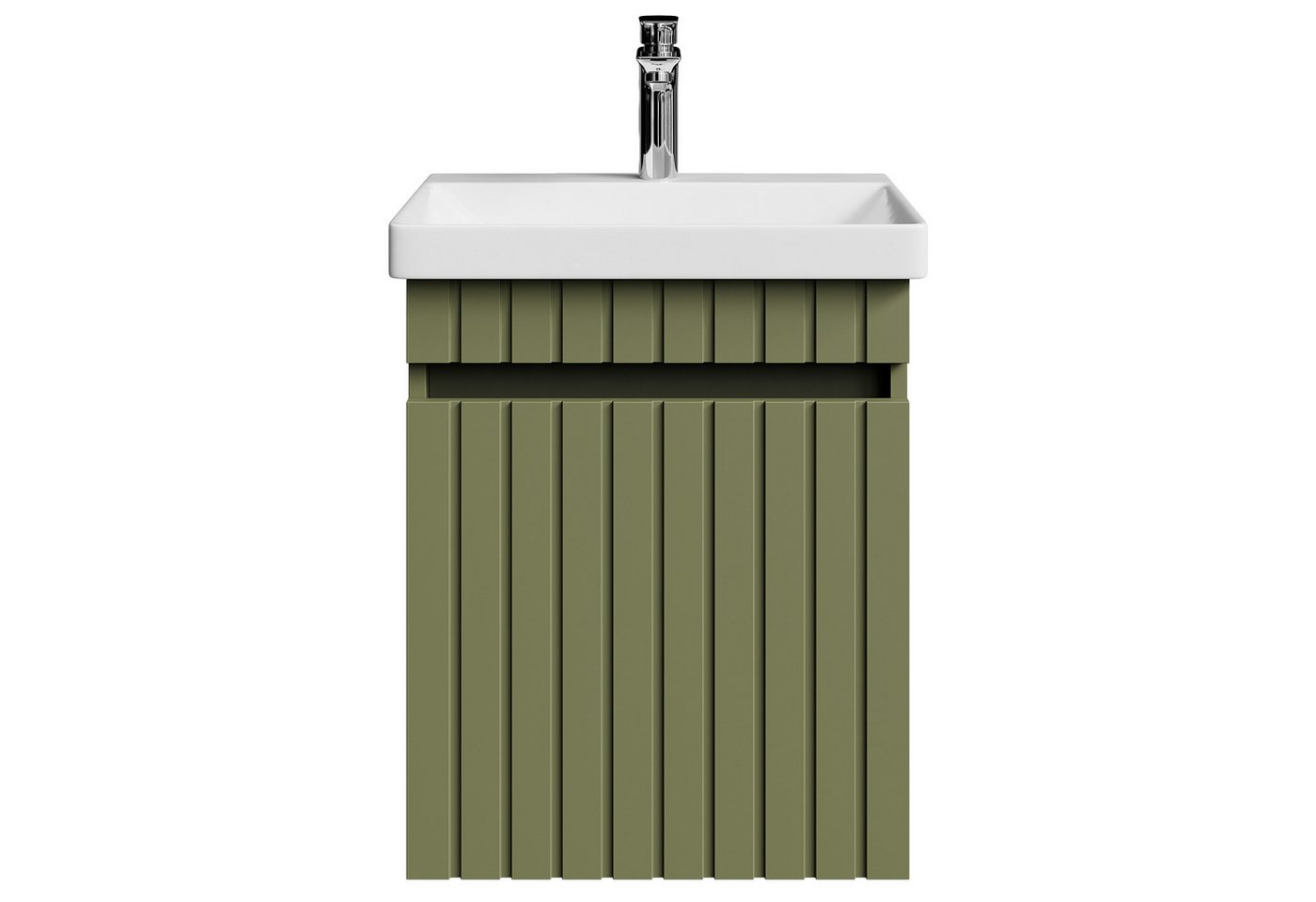 Planetmöbel Badmöbel-Set Cosmia, (Waschbecken mit Unterschrank, 1-St., Waschtisch inkl. Bad Armatur chrom), Waschtisch Unterschrank mit Schublade von Planetmöbel