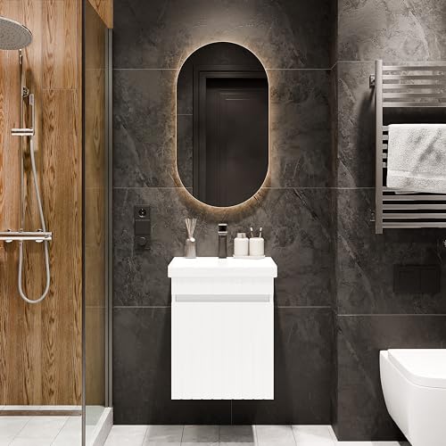 Planetmöbel Cosmia Badmöbel Set Waschtisch mit Unterschrank 50 x 60 x 35 cm Weiß, Armatur Badezimmer schwarz, Keramik Waschtisch mit Tür Planetmöbel Cosmia Badmöbel Set Waschtisch mit Unterschrank 50 x 60 x 35 cm Weiß, Armatur Badezimmer schwarz, Keramik Waschtisch mit Tür von Planetmöbel