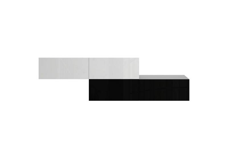 Planetmöbel Garderoben-Set Garderobenschrank Flur 140 cm, verschiedene Farben, (Garderobenschrank, Wandgarderobe hängend oder stehend), in verschiedenen Farben von Planetmöbel