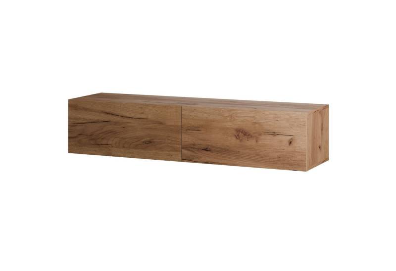 Planetmöbel Garderoben-Set Hängeschrank WEST 140 cm, (Garderobenschrank, Wandgarderobe hängend oder stehend), in verschiedenen Farben von Planetmöbel