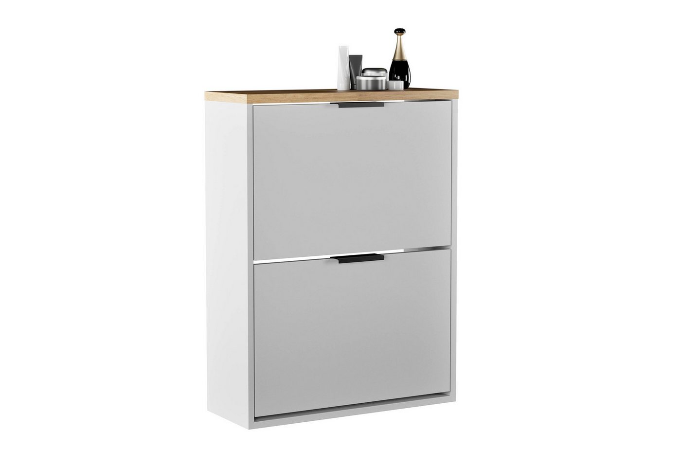 Planetmöbel Schuhschrank Flur Möbel Schuhrank, verschiedene Farben (Schuhschrank für Flur & Garderobe, Wandmontage oder stehend) passend für 8-12 Paar Schuhe von Planetmöbel